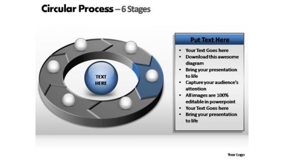 PowerPoint Backgrounds Teamwork Circular Process Ppt Slide