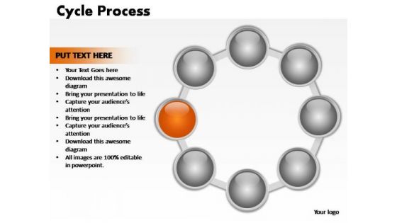 PowerPoint Backgrounds Teamwork Cycle Process Ppt Design Slides