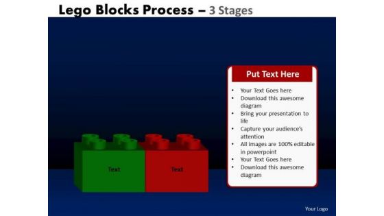 PowerPoint Backgrounds Teamwork Lego Blocks Ppt Theme