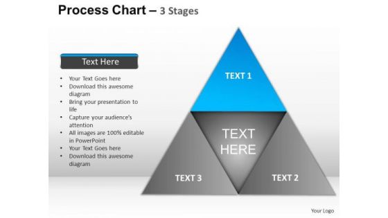 PowerPoint Backgrounds Teamwork Process Chart Ppt Template