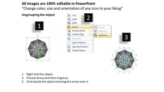 PowerPoint Backgrounds Teamwork Quadrant Diagram Ppt Presentation