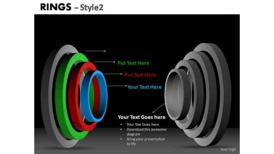 PowerPoint Backgrounds Teamwork Ring Chart Ppt Design