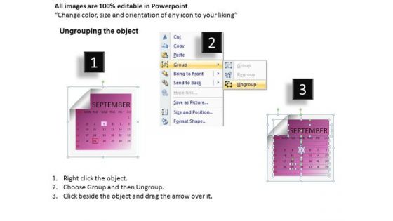 PowerPoint Calendar September 2012