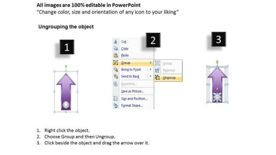 PowerPoint Circular Arrows Colorful Parallel Process 5 Stages Templates Slide02