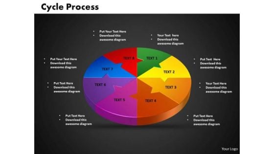 PowerPoint Cycle Process Diagram Ppt Backgrounds