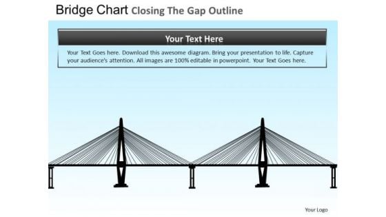 PowerPoint Design Bridge Closing Gap Executive Success Ppt Backgrounds