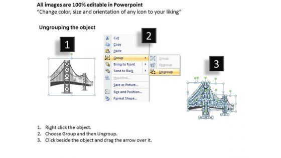 PowerPoint Design Business Bridge Chart Ppt Themes
