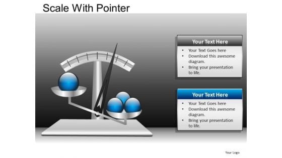 PowerPoint Design Business Education Scale With Pointer Ppt Design Slides