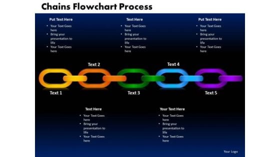 PowerPoint Design Chains Flowchart Process Success Ppt Slide Designs