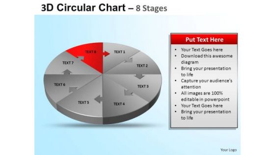 PowerPoint Design Chart Circular Ppt Design