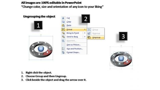 PowerPoint Design Chart Circular Process Ppt Template