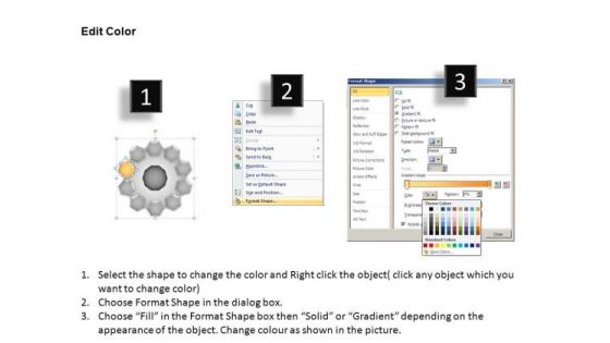 PowerPoint Design Circular Flow Diagram Ppt Backgrounds
