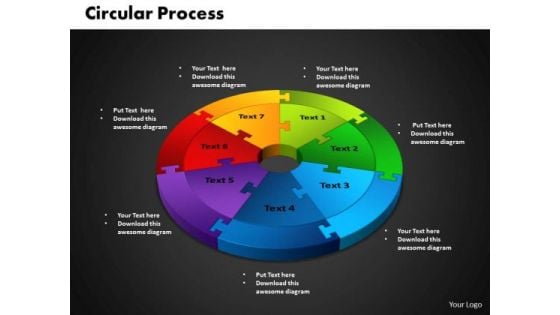 PowerPoint Design Circular Process Business Ppt Designs