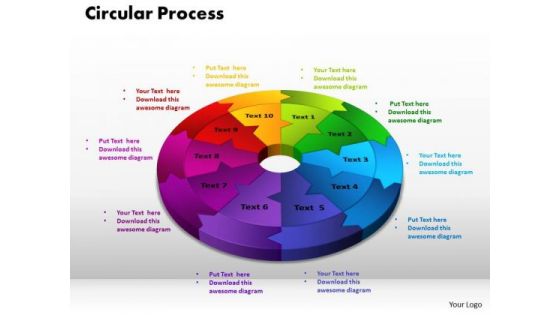 PowerPoint Design Circular Process Diagram Ppt Backgrounds