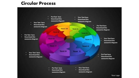 PowerPoint Design Circular Process Diagram Ppt Theme