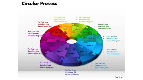 PowerPoint Design Circular Process Graphic Ppt Presentation