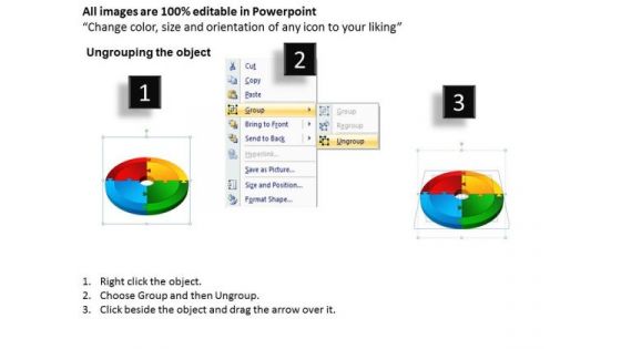 PowerPoint Design Circular Process Teamwork Ppt Theme