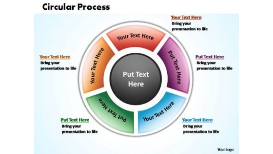 PowerPoint Design Company Circular Process Ppt Template