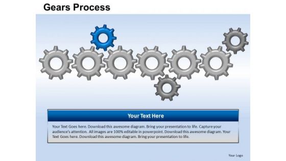 PowerPoint Design Company Gears Ppt Theme