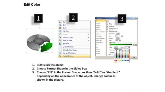 PowerPoint Design Company Jigsaw Pie Chart Ppt Presentation Designs