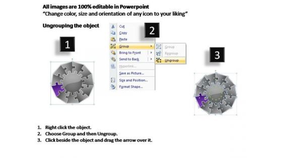 PowerPoint Design Company Multiple Jigsaw Ppt Slide Designs