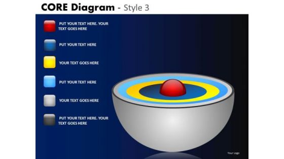 PowerPoint Design Company Success Core Diagram Ppt Layouts