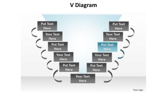 PowerPoint Design Company V Diagram Ppt Design