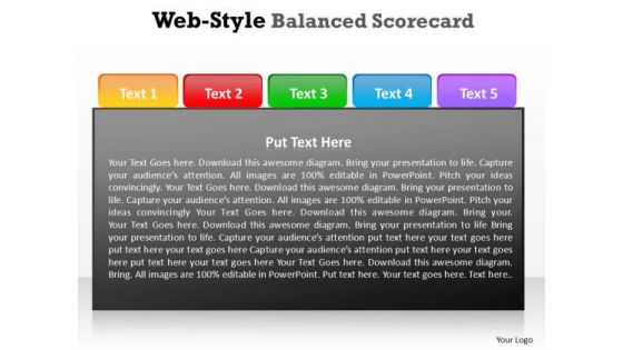 PowerPoint Design Company Web Style Balanced Ppt Themes