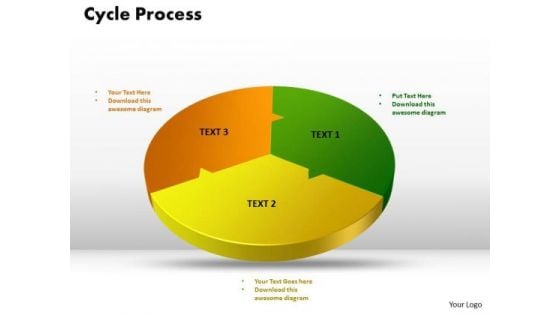 PowerPoint Design Cycle Process Diagram Ppt Slide Designs