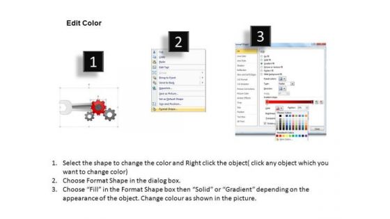 PowerPoint Design Diagram Gearwheels Ppt Layout