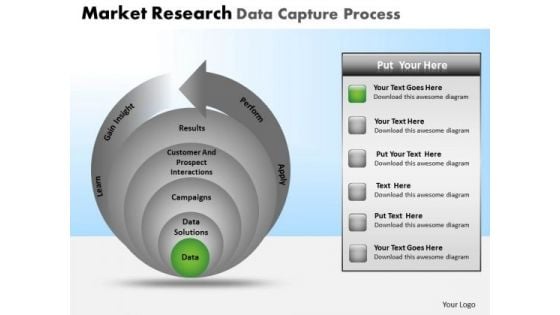 PowerPoint Design Diagram Market Research Ppt Slides