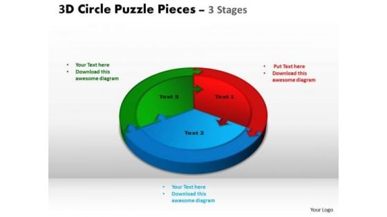 PowerPoint Design Download Circle Puzzle Ppt Layouts