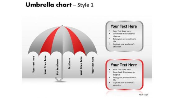 PowerPoint Design Download Umbrella Chart Ppt Templates