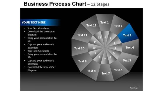 PowerPoint Design Editable Chart Ppt Slide