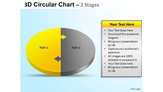 PowerPoint Design Editable Circular Ppt Process