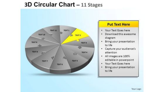 PowerPoint Design Editable Circular Ppt Slides