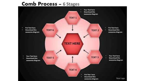 PowerPoint Design Editable Hub And Spokes Process Ppt Layout