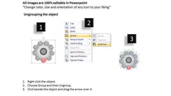 PowerPoint Design Editable Hub And Spokes Process Ppt Presentation Designs