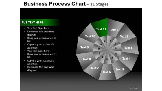 PowerPoint Design Editable Pie Chart Ppt Slide