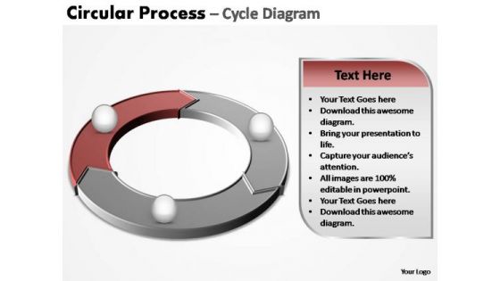 PowerPoint Design Education Circular Process Ppt Templates