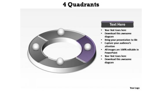 PowerPoint Design Education Quadrants Ppt Backgrounds