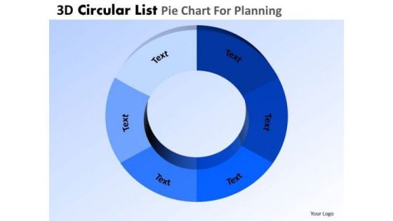 PowerPoint Design Executive Competition 3d Cycle Chart List Ppt Presentation Designs