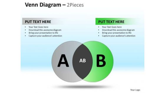 PowerPoint Design Executive Competition Targets Venn Pie Chart Diagram Ppt Theme