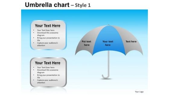 PowerPoint Design Executive Leadership Umbrella Chart Ppt Layout