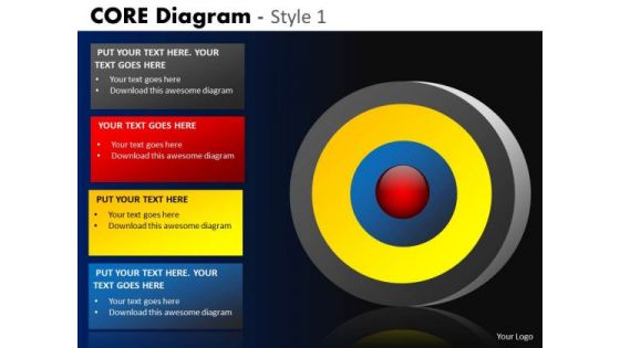 PowerPoint Design Executive Success Core Diagram Ppt Process