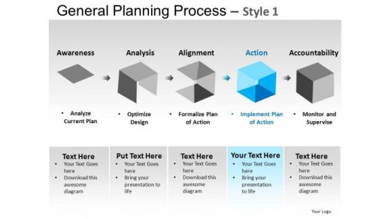 PowerPoint Design Executive Success General Planning Process Ppt Design Slides