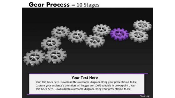 PowerPoint Design Global Gears Process Ppt Slide Designs