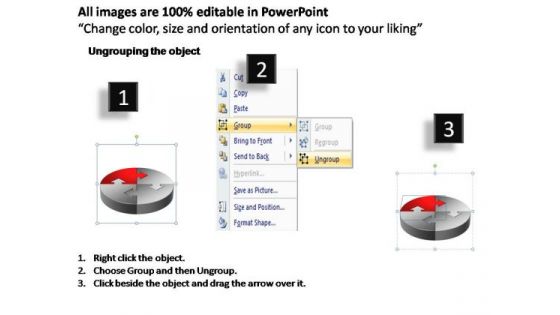 PowerPoint Design Graphic Circular Arrow Ppt Template
