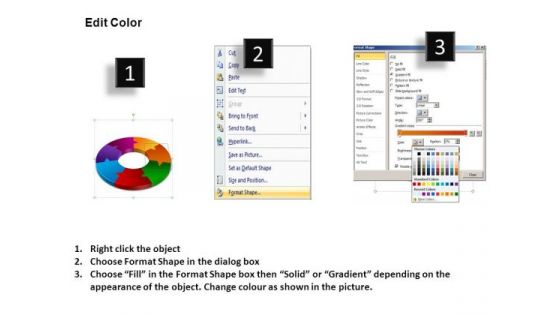PowerPoint Design Graphic Circular Chart Ppt Slide