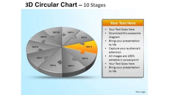 PowerPoint Design Graphic Circular Ppt Design